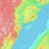 Cran Rouge topographic map, elevation, terrain