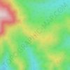 三连山 topographic map, elevation, terrain
