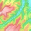 Chazelle topographic map, elevation, terrain