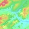 Géronsart topographic map, elevation, terrain