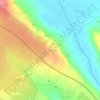 Lovćen topographic map, elevation, terrain