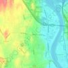 Cayenne topographic map, elevation, terrain