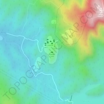 Kanheri Caves topographic map, elevation, terrain