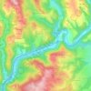 La Rivière topographic map, elevation, terrain