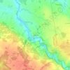 La Vacherie topographic map, elevation, terrain