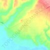 Bejucales topographic map, elevation, terrain