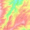 Wanga topographic map, elevation, terrain