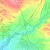 Bulls topographic map, elevation, terrain