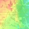 Hudson Bay topographic map, elevation, terrain