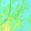 Jatiasih topographic map, elevation, terrain