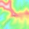 Desolation Peak topographic map, elevation, terrain