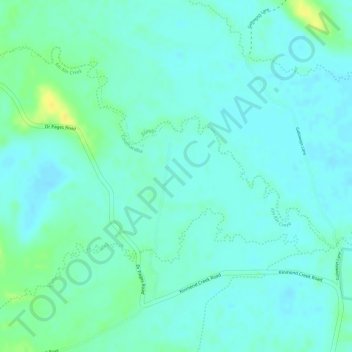 Cootharaba topographic map, elevation, terrain