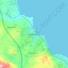 Balbriggan topographic map, elevation, terrain