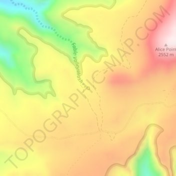 Sweet Alice Spring topographic map, elevation, terrain