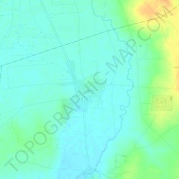 Dabeq topographic map, elevation, terrain