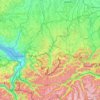 Oberallgäu topographic map, elevation, terrain