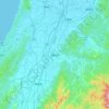 Mitsuke topographic map, elevation, terrain