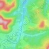 Hauts-Champs topographic map, elevation, terrain