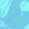 KIng Lake topographic map, elevation, terrain
