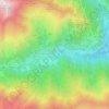 Ribiera topographic map, elevation, terrain