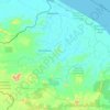 Barima-Waini Region topographic map, elevation, terrain