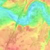 Moulin de la Braye topographic map, elevation, terrain