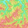 Swann topographic map, elevation, terrain