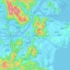 Changle topographic map, elevation, terrain