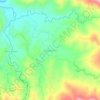 Pabuaran topographic map, elevation, terrain