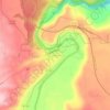 Portageville topographic map, elevation, terrain