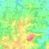 Bangham topographic map, elevation, terrain