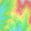 Shizhuo topographic map, elevation, terrain
