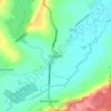 Caldecott topographic map, elevation, terrain