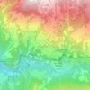 Rongga topographic map, elevation, terrain
