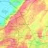 Bradley Stoke topographic map, elevation, terrain