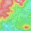 Saâles topographic map, elevation, terrain
