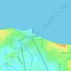 Gilleleje topographic map, elevation, terrain
