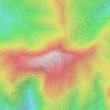 Mount Dulang-Dulang topographic map, elevation, terrain