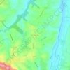 Amendeuix topographic map, elevation, terrain