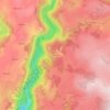 Saint-Yves topographic map, elevation, terrain