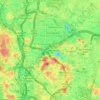 Kampung Cendana topographic map, elevation, terrain