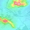 Bandiana topographic map, elevation, terrain