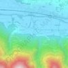 Poira topographic map, elevation, terrain