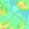 Pinson topographic map, elevation, terrain