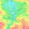 Roudedou topographic map, elevation, terrain