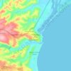 Plettenberg Bay topographic map, elevation, terrain