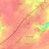 Bainast topographic map, elevation, terrain
