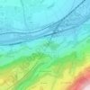 Sauruggen topographic map, elevation, terrain