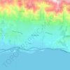 Montecito topographic map, elevation, terrain