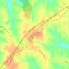 Jetersville topographic map, elevation, terrain